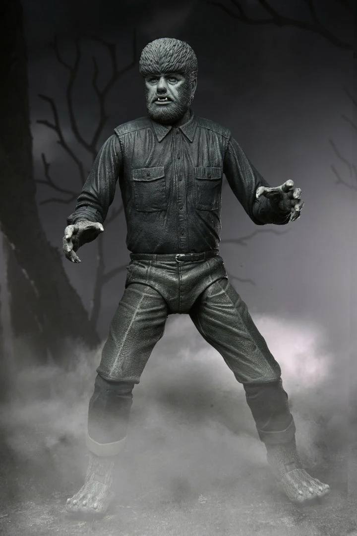 NECA - Universal Monsters - Ultimate Wolf Man (B&W) 7" Action Figure NECA - Universal Monsters - Ultimate Wolf Man (B&W) 7" Action Figure