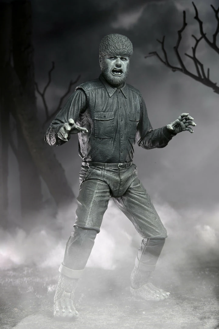 NECA - Universal Monsters - Ultimate Wolf Man (B&W) 7" Action Figure NECA - Universal Monsters - Ultimate Wolf Man (B&W) 7" Action Figure
