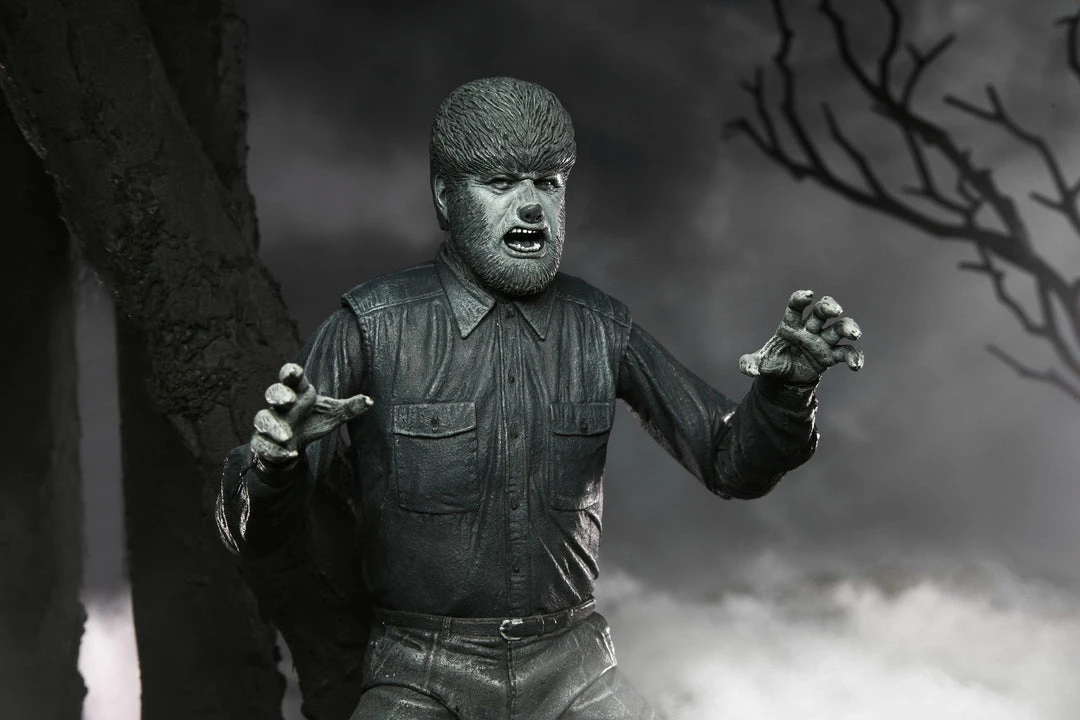 NECA - Universal Monsters - Ultimate Wolf Man (B&W) 7" Action Figure NECA - Universal Monsters - Ultimate Wolf Man (B&W) 7" Action Figure