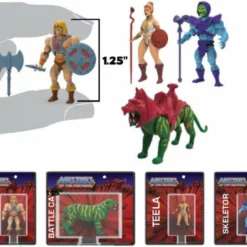 World's Smallest Masters Of The Universe Set Of 4 Micro Action Figures 8 World's Smallest Masters Of The Universe Set Of 4 Micro Action Figures