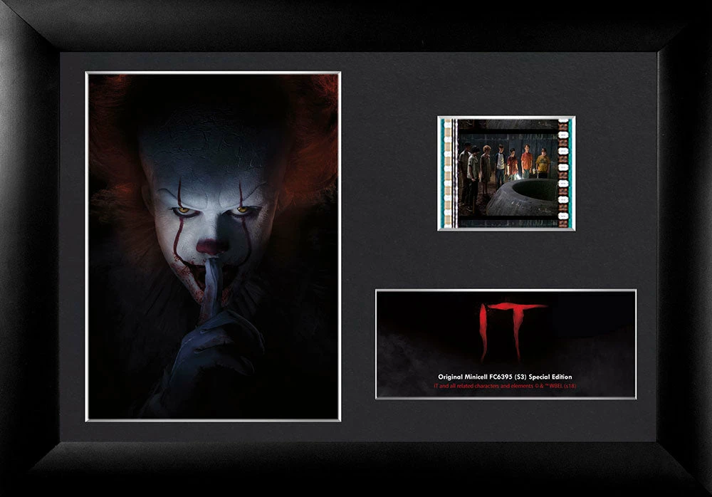 Film Cells LTD. IT (Pennywise) Horror Mini Cell Film Cell Presentation Film Cells LTD. IT (Pennywise) Horror Mini Cell Film Cell Presentation