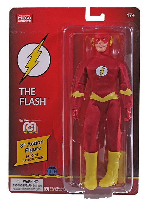 Mego DC Wave 12 - Flash 8" Action Figure Mego DC Wave 12 - Flash 8" Action Figure