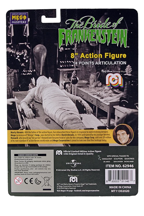 All Mego Mego Horror Wave 11 - Universal Monsters Bride Of Frankenstein 8" Action Figure All Mego Mego Horror Wave 11 - Universal Monsters Bride Of Frankenstein 8" Action Figure