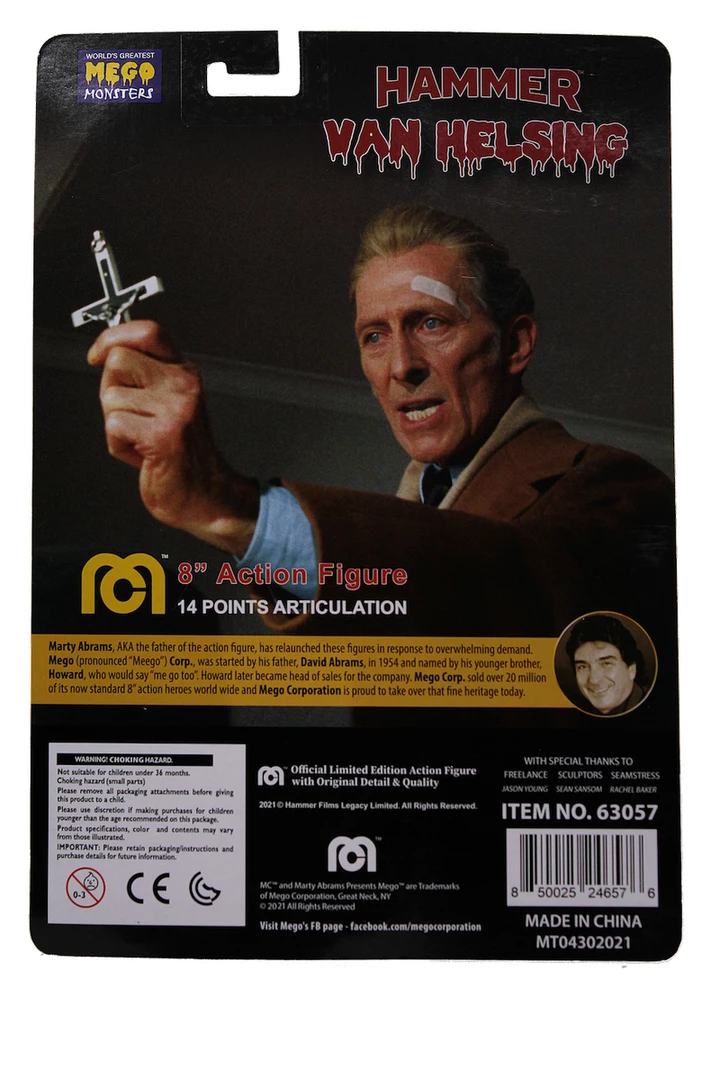 Damaged Package Mego Horror Wave 13 - Hammer Van Helsing 8" Action Figure Clearance Damaged Package Damaged Package Mego Horror Wave 13 - Hammer Van Helsing 8" Action Figure Clearance Damaged Package