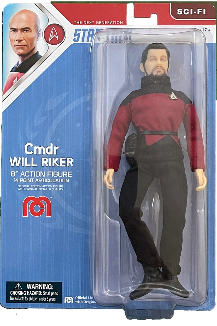 Mego Star Trek Wave 13 - Will Riker 8" Action Figure All Mego Mego Star Trek Wave 13 - Will Riker 8" Action Figure All Mego