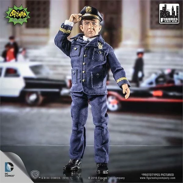 Figures Toy Company Batman Classic TV Series - Chief O'Hara 8" Action Figure Figures Toy Company Batman Classic TV Series - Chief O'Hara 8" Action Figure