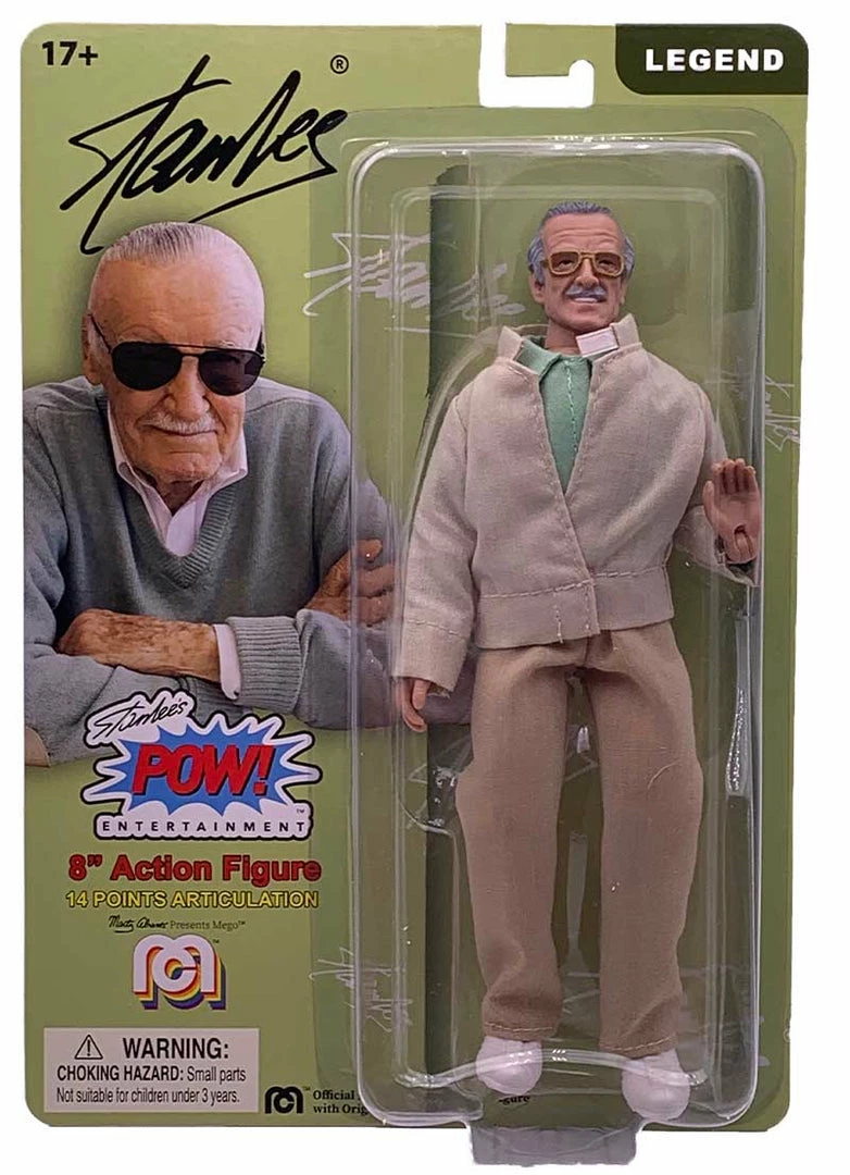 Mego Legends Wave 8 - Stan Lee 8" Action Figure All Mego Mego Legends Wave 8 - Stan Lee 8" Action Figure All Mego
