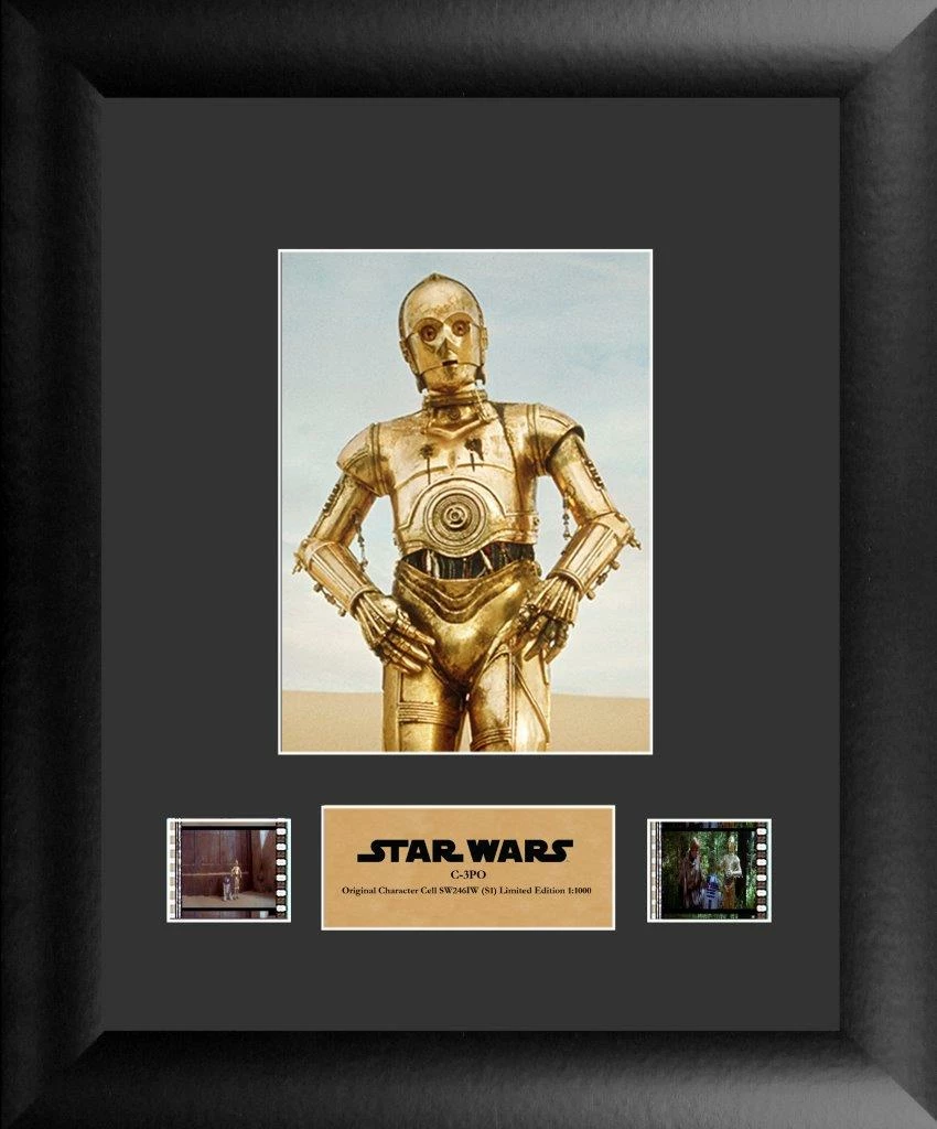 Film Cells LTD. Star Wars (C-3PO) Presentation Film Cell Film Cells LTD. Star Wars (C-3PO) Presentation Film Cell