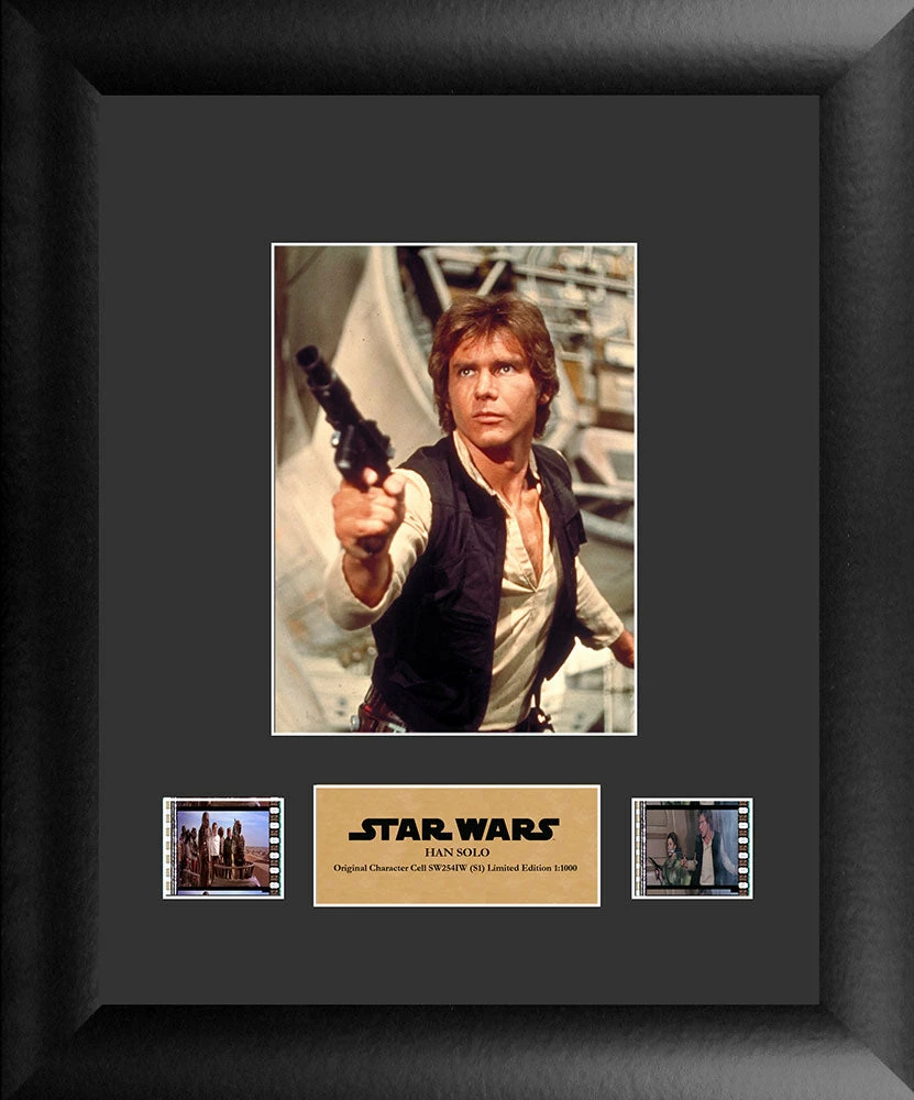 Film Cells LTD. Star Wars (Han Solo) Presentation Film Cell Film Cells LTD. Star Wars (Han Solo) Presentation Film Cell